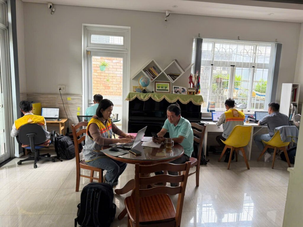 TDC VN team at work in the Ho Chi Minh City office